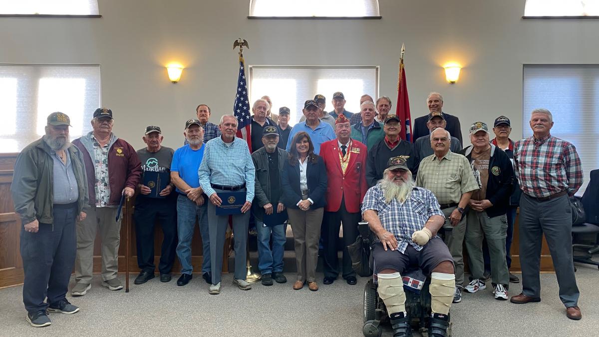 Carter County Vietnam vets pin ceremony
