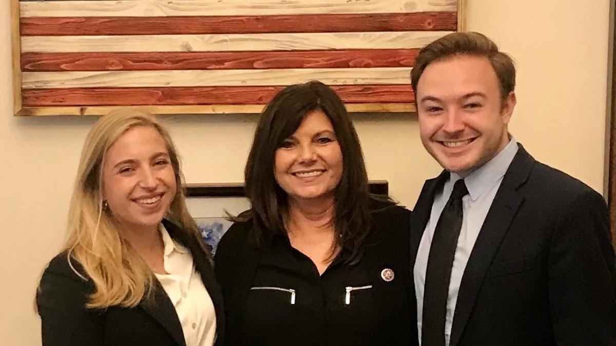Congresswoman Harshbarger with Interns
