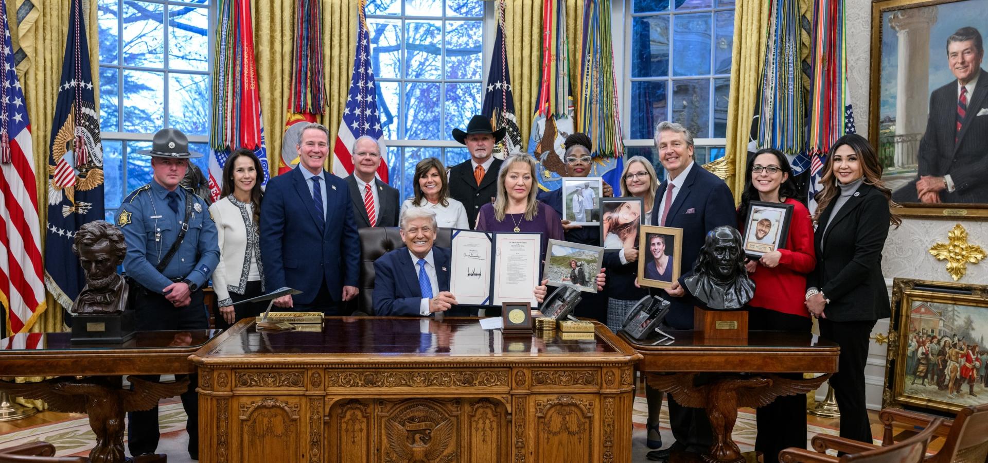 Harshbarger / President Trump Bill Signing